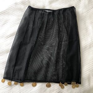 Her Pony Sheer Mini Skirt
